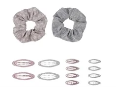 Name It silver colour hårsæt